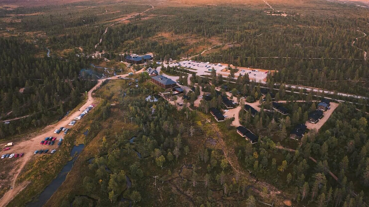 Kiilopää ilmakuvassa. Kuva: Mari Väänänen