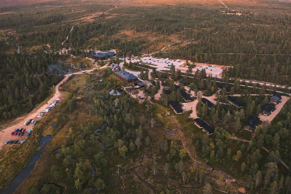 Kiilopää ilmakuvassa. Kuva: Mari Väänänen